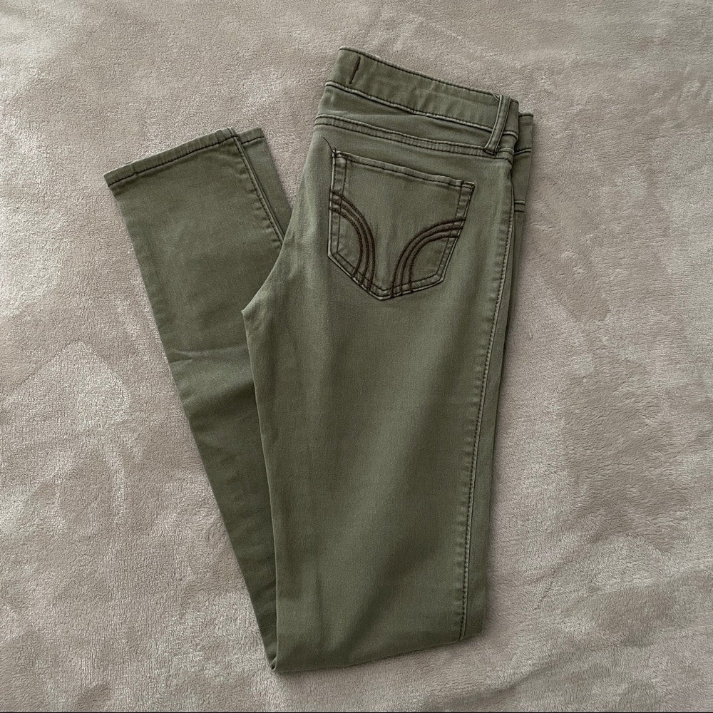 Hollister Skinny Jeans - Army Green